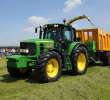 Sieczkarnia John Deere 7350 + Ciągnik 6930 + Przyczepa Joskin 20000 TRC