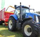 Pottinger przyczepa silosowa Jumbo 7210 + Ciągnik New Holland T8040