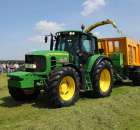 Sieczkarnia John Deere 7350 + Ciągnik 6930 + Przyczepa Joskin 20000 TRC