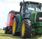 Prasa Zwijająca Kuhn VB 2160 OC + Ciągnik John Deere 6630