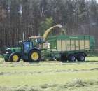 Sieczkarnia polowa krone Big X 650 + Przyczepa MX 310 GD + Ciągnik John Deere 6930