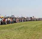 Widownia pokazu maszyn 21-22 Maj Kąkolewo