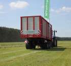 Pottinger przyczepa silosowa Jumbo 7210 + Ciągnik New Holland T8040