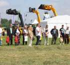 Widownia pokazu maszyn 21-22 Maj Kąkolewo