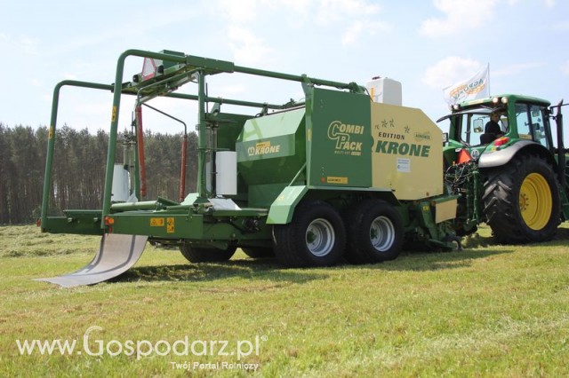 Praso-owijarka Krone Combi Pack 1500 V MC + Ciągnik John Deere 6930