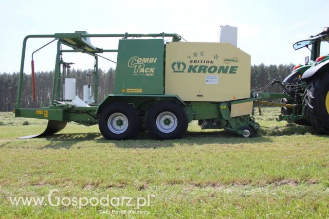 Praso-owijarka Krone Combi Pack 1500 V MC + Ciągnik John Deere 6930
