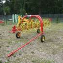 NOWA PRZETRZĄSACZO-ZGRABIARKA CIĄGNIKOWA 7- kołowa