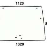 DEUTZ - szyba przednia