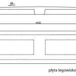 Prefabrykowane żelbetowe płyty legowiskowe pojedyncze i podwójne, ze spadkiem