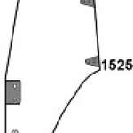 NEW HOLLAND / CASE / STEYR - szyba drzwiowa do kabiny 35 seria, TL, TLA, L, M