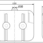 Zbiornik opryskiwacza ZOZ400