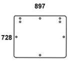 NEW HOLLAND - szyba tylna do kabiny Winner