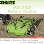 Rozdrabniacz (kosiarka rotacyjna, mulczer) SCHULTE FX725 - NAJWIĘKSZA 12.8m! nowa