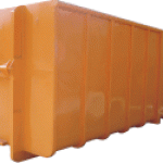 Kontenery rolkowe z systemem hakowym typu PT-8 wykonane wg normy DIN 30722