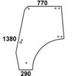 DEUTZ - szyba drzwiowa