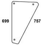 DEUTZ - szyba przednia dolna