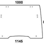 Szyba przednia do kabiny 35 seria, TL, TLA, L, M