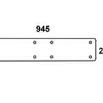 JOHN DEERE - szyba tylna dolna do kabiny MC1 CC2