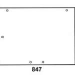 CASE / STEYR - szyba tylna brązowa do kabiny: XL