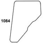 JOHN DEERE / CLAAS / RENAULT - szyba drzwiowa do kabiny MX 3- MX 4