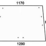 DEUTZ - szyba tylna górna przezroczysta