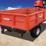 Przyczepy jednoosiowe, wywrót jedostronny T 735 i T 736 ( 2,5 i 1,5 tony) - Metal-Fach