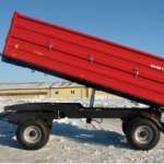 Przyczepa dwuosiowa seria T 710 (6, 8 ton) - Metal-Fach