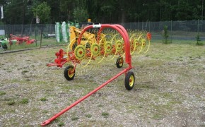 NOWA PRZETRZĄSACZO-ZGRABIARKA CIĄGNIKOWA 7- kołowa