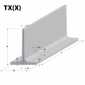 Ścianka oporowa T  (betonowa - z betonu) TX(X) - HTX(X)  VB BETON