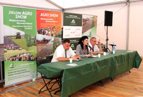 Konferencja prasowa dotycząca targów Zielone Agro Show 2011
